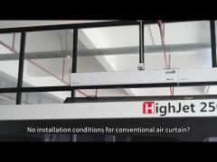2025 Standing Type Vertical Air Curtains For Commercial Glass Door Hotel Shopping Mall H2-5m