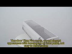 2025 New Powdered Metal Titan 5 Series Air Curtains For Ventilation , Air Conditioning Partner