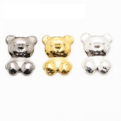 China Cute 3d Bear Nail Art Decoration 3D Bear Art Accessories For Nail Art Design Manicure Tips Decor Nail Charms For Girls Kids for sale