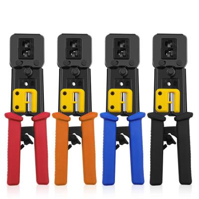 China MULTI FUNCTIONAL EZ Multi Pass Through Crimper Cat5 Cat6 Steel LAN Cat5e Cat6 Easy Hand Network Tools EZ Crimp Tool for sale