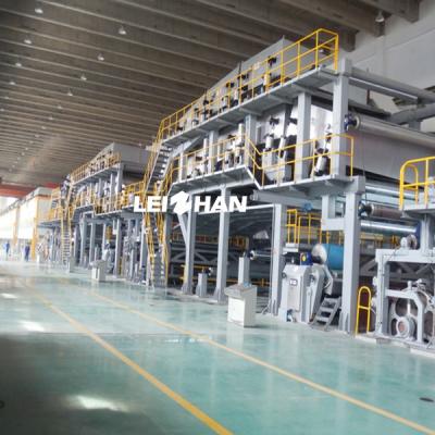 China Waste Paper Recycling Coated Board Paper Machine , Coated Paper Manufacturing Plant for sale