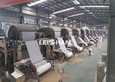 China Crescent Former Tissue Paper Machine , High Speed Toilet Paper Manufacturing Machine for sale