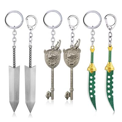 China Anime Easy Ax Weapon Sword King Meliodas Diane The Seven Deadly Sins Cosplay Key Chain for sale