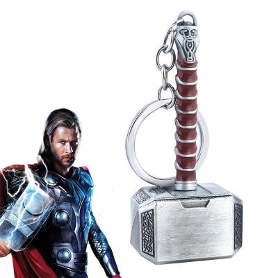 China Environmental Friendly Thor Hammer Metal Beer Bottle Opener Movie America Key Chain for sale