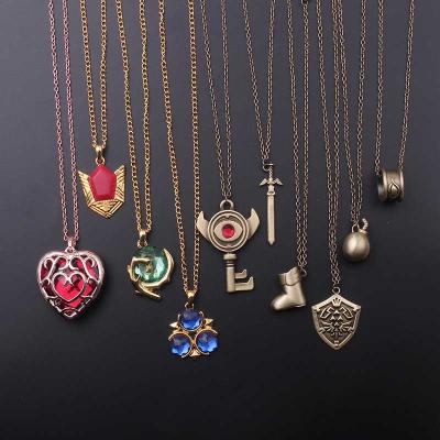 China Amulet Trend Game Props The Legend of Zelda Anime Cosplay Pendant Necklace for sale