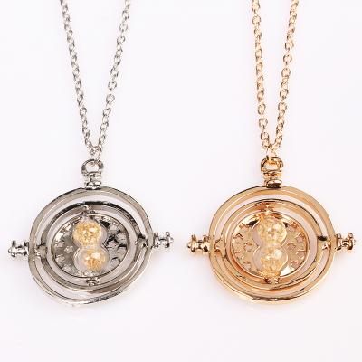 China Environmental Friendly Potter Hermione Granger Time Turner Souvenir Necklace for sale