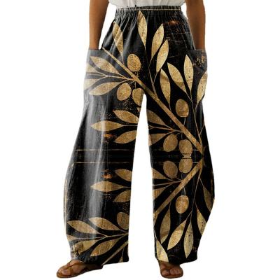 China Anti-pilling 2022 New Arrivals Neutral Wind Elastic Waist Pants Loose Micro-Cut High Waist Wide-Leg Pants Boutique Trousers For Women for sale