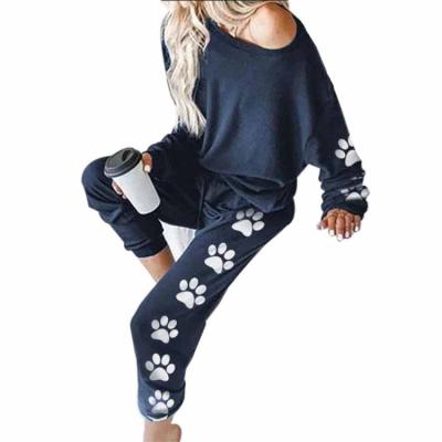 China QUICK DRY Explosive Loose Tops Fashion Cotton Women's Breathable Women's Suit Long Sleeve Pants for sale