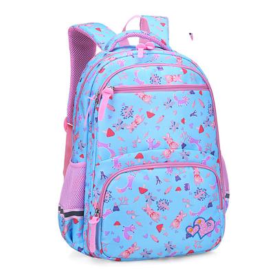 China High quality waterproof custom colorful fashion logo comfortable shoulder student travel school backpack pink for girls for sale