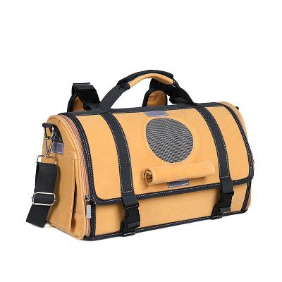 China Luxury Ziplock Carrier Dog Travel Backpack Outdoor Breathable Cooling Transparent Traveling Walking Bag For Cat for sale