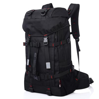 China Black Waterproof Capital Waterproof Big Men Sports Travel Professional Hiking Backpack for sale