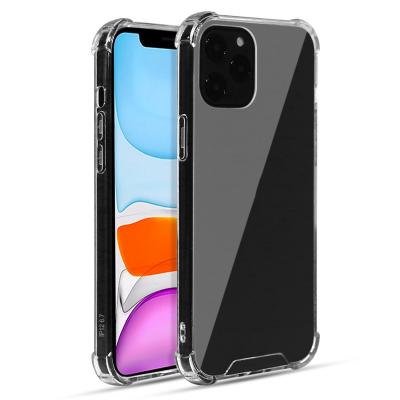 China Factory Price Anti-drop 1.0 Millimeter TPU Back Case Shockproof Clear Acrylic Cover For Iphone 12 11 Max Pro Mini Premium Mobile Phone Case for sale