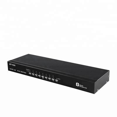 China Hot Plug MT-VIKI MT-2108DL 1080P 8 Input 1 Output 8 Left Dvi Usb2.0 Kvm Auto Switch for sale