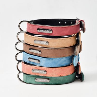 China DETACHED Durable Reusable Casual Comfort Training Leather Metal Dog Collars Buckles for sale