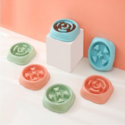 China Eco-Friendly Portable Durable Non-Toxic Silicone Non-Slip Stocked Dog Driver Slow Bowl for sale