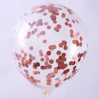 China Promotional Toy Birthday Party Decors Gold Confetti Balloon 12inch Latex Balloons Wedding Decors Baby Shower Party Supplies for sale