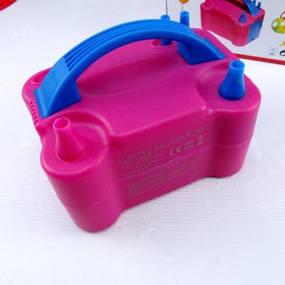 China Promotional Wholesale Portable Compressor Machine Electric Helium Balloon Machine ABS Material Toy Factory Inflator Air Balloon Fan Pump Toy for sale