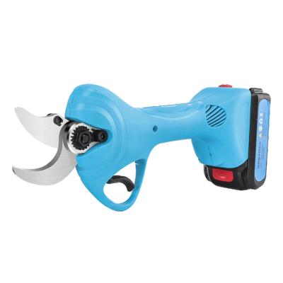 China Garden Anti-skid Cordless Rechargeable Power Handle Rechargeable Electric Pruner Shears Powered Tree Branch Shears for sale