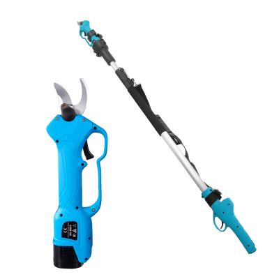 China Anti-Slip Small Garden Shears Lithium Battery Handle Garden Pruner Pole Scissors for sale