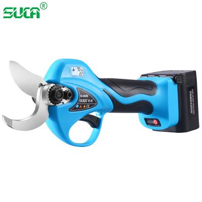 China Cordless Electric Gardening Shears Progressive Scissors 0~32mm Anti-Slip Handle Branch Pruner Cutting For All Trees With Screen for sale