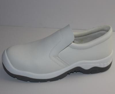 China Steel Toe 2022 Toe Fashion Mesh Upper Light Weight Safety Shoes Premium Medical White Shoes Without Laces for sale