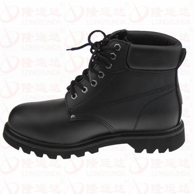 China Steel Toe Safety Shoes Men Steel Toe Black Durable Fashion Goodyear Welted for sale