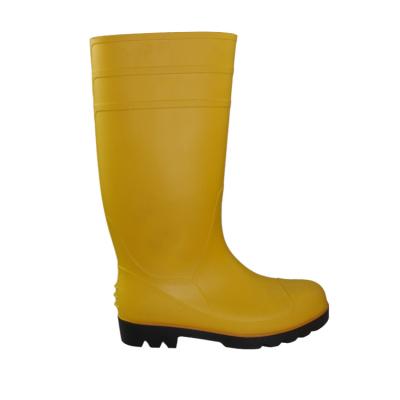 China Industrial Protective Safety Toe PVC Safety Rain Boots for sale