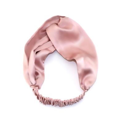 China Soft and Breathable Silk Elastic Hair Band for Women Girls for sale