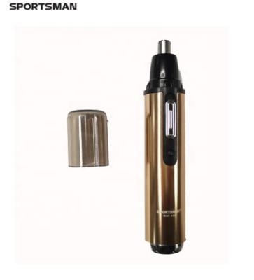 China Hot Selling 2020 New Design Professional Mini Electric Ear Nose Hair Trimmer Easy Clean Gold SPORTSMAN 402 for sale