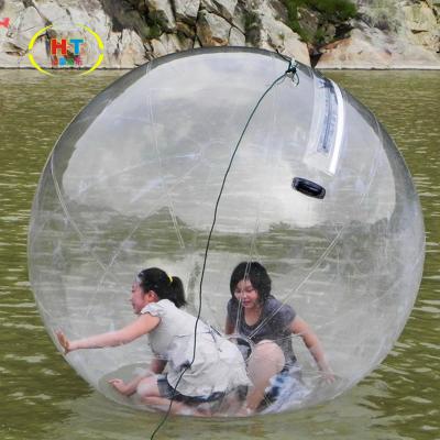 China PVC Transparent Giant Inflatable Walking Ball On Water Plastic Ball For Sale for sale