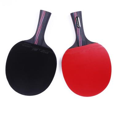 China Professional Gaming Racket 6star Ping Pong Paddle Performance Level Table Tennis Racket with Red and Black Rubber Approved for Tournament Play for sale