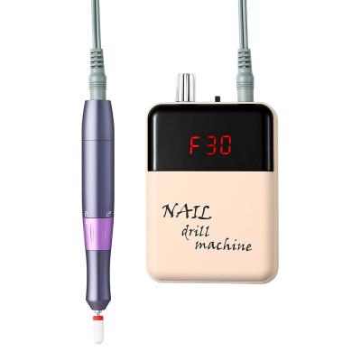 China Plastic Portable Electric Nail Drill File Machine With Acrylic Nail Kit Set for sale