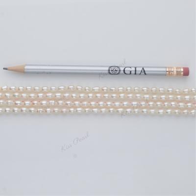 China Wholesale White True Strand Freshwater Pearl Bead 5-6mmMeasly Pearl Necklace For Jewelry Making Natural Freshwater Pearl for sale