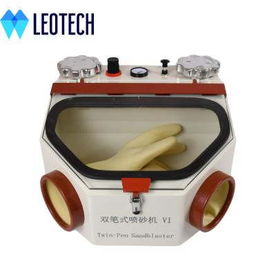 China Dual Pen Dental Sandblasting Machine Precise Surface Cleaning Restorative Dentistry for sale