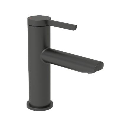 China Contemporary Single Control Lavatory Faucet Matte Black Lavatory Faucet for sale