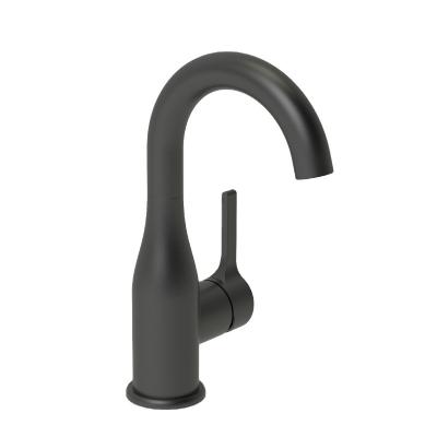 China Contemporary Single Control Lavatory Faucet Matte Black Lavatory Faucet for sale