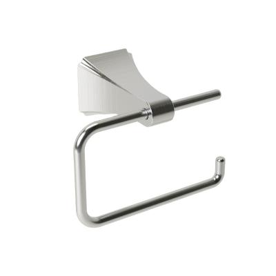 China Transitional Wall Mounted Paper Holder In Bathroom PVD Satin Nickel for sale