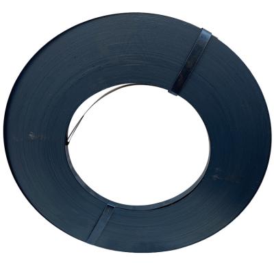 China Manual Wrapping High Strength Strapping Belt Made of Customized Iron Blue Sheet Band Baking Wrapping Steel for sale