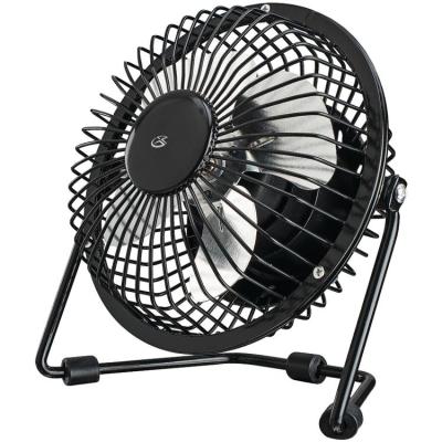 China Hotel Metal Desk Mini Fan With USB Connecting for sale