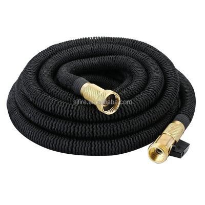 China High Quality Low Cost Soft Stretch Brass Settlement Magic Expanding Garden Hose PERFECT Adjustable for Garden Farms Flowers for sale