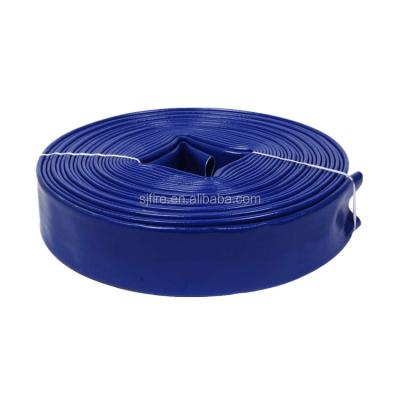 China Industrial Professional Firefighters PVC Fire Hose Irrigation Layflat Flexible Hose for sale