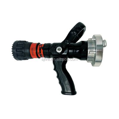 China Hand Held Fire Safety Fire Nozzle With Adjustable Spray Fire Fighting Nozzle for sale