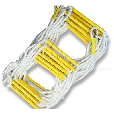 China 100%polyester SJXF Emergency Folding Ladder Nylon Emergency Exit Rope Ladder for sale