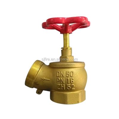 China High Quality Gunmetal Or Red Paint Finish Fire Hydrant Landing Valve For Fire Fighting for sale