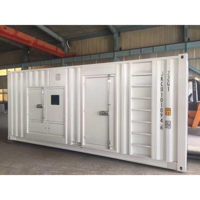 China Emergency Power Royal Brand Container Proof Containerized Silent 800kw 1000kva Natural Gas Generator With CHP Approved By ISO CE for sale