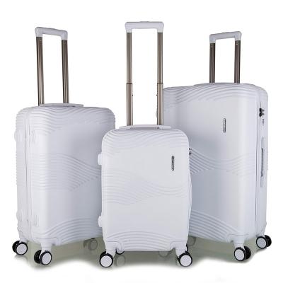 China School \ Travel 3 Pcs High Quality Long Distance Suitcase \ etc. best set ABS trolley bags colorful luggage for sale