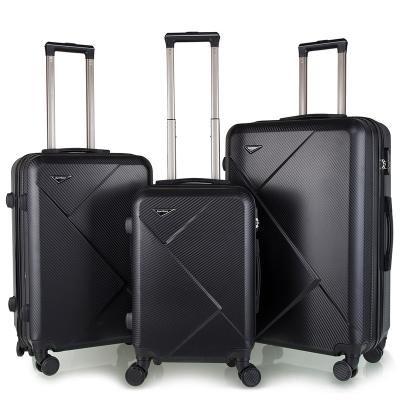 China School\Travel\Etc ABS Stylish Background Travel Bags 20 24 28 Inch Luggage Frames Filter 3 Piece Suitcase Luggage Sets for sale