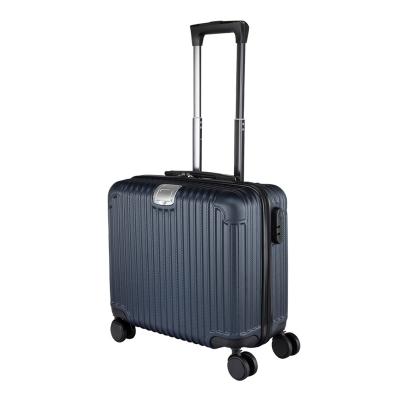 China Business ABS Trolley Travel Bag Laptop Briefcase With Aluminum Trolley for sale