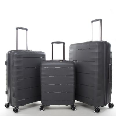 China School\Travel\etc Supplier PP Good Quality 3 Piece Hardside Suitcase Bottom Carry-on for moving for sale