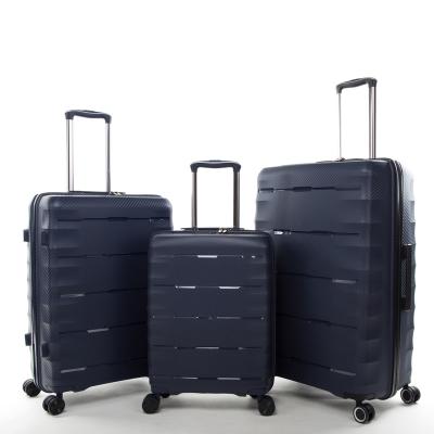 China School\Travel\etc Manufacturer Design PP Material Luggage Case Desktop Bottom Suitcase for business for sale